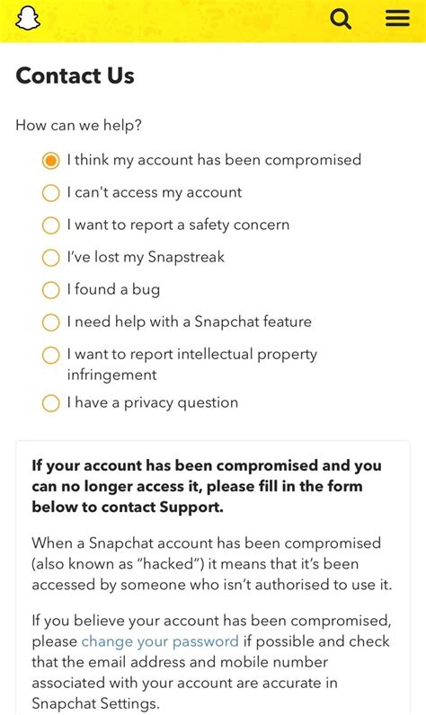 snapchat sopport.com|snapchat support i need help.